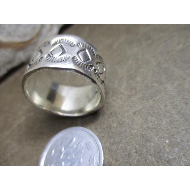 Silver925 Ring ・純銀指輪 、シルバーリング、 23号 、11.8g