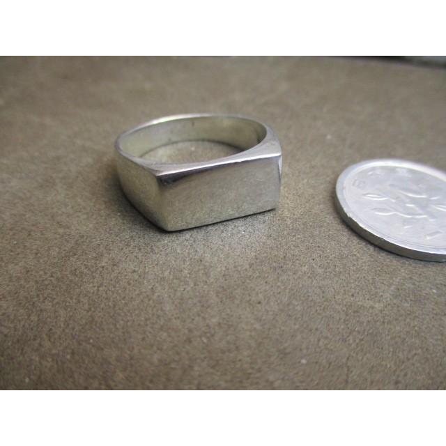 Silver925 メキシコ製ハンドメイド純銀Ring 7.5g ＃22 n1242