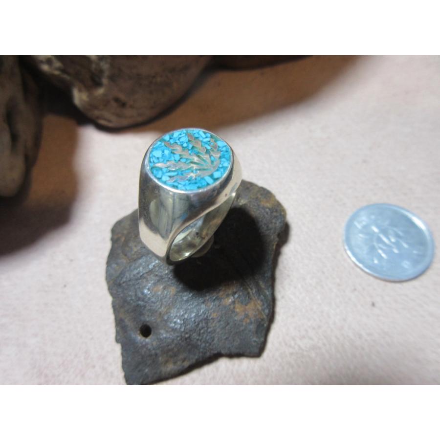 Silver925 Ring マリワナ ・シルバーリング 11.4g 20号 n1259 : ABC