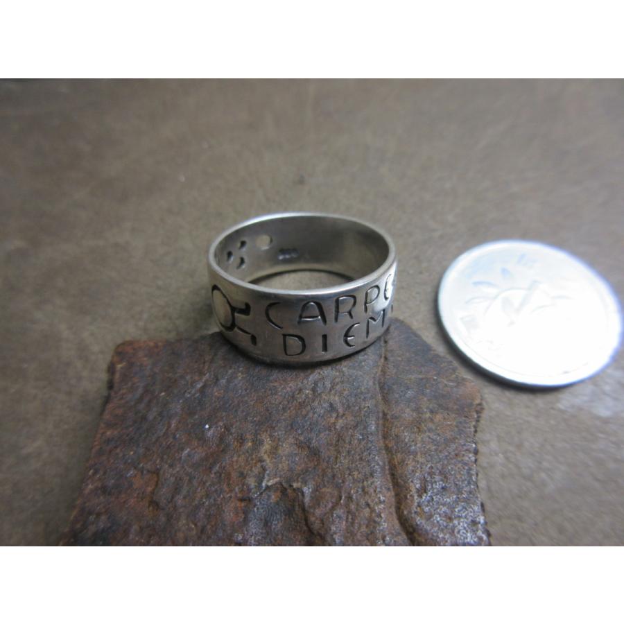 Silver925 Ring CARPE DIEM『今を生きる』 日時計スタイル