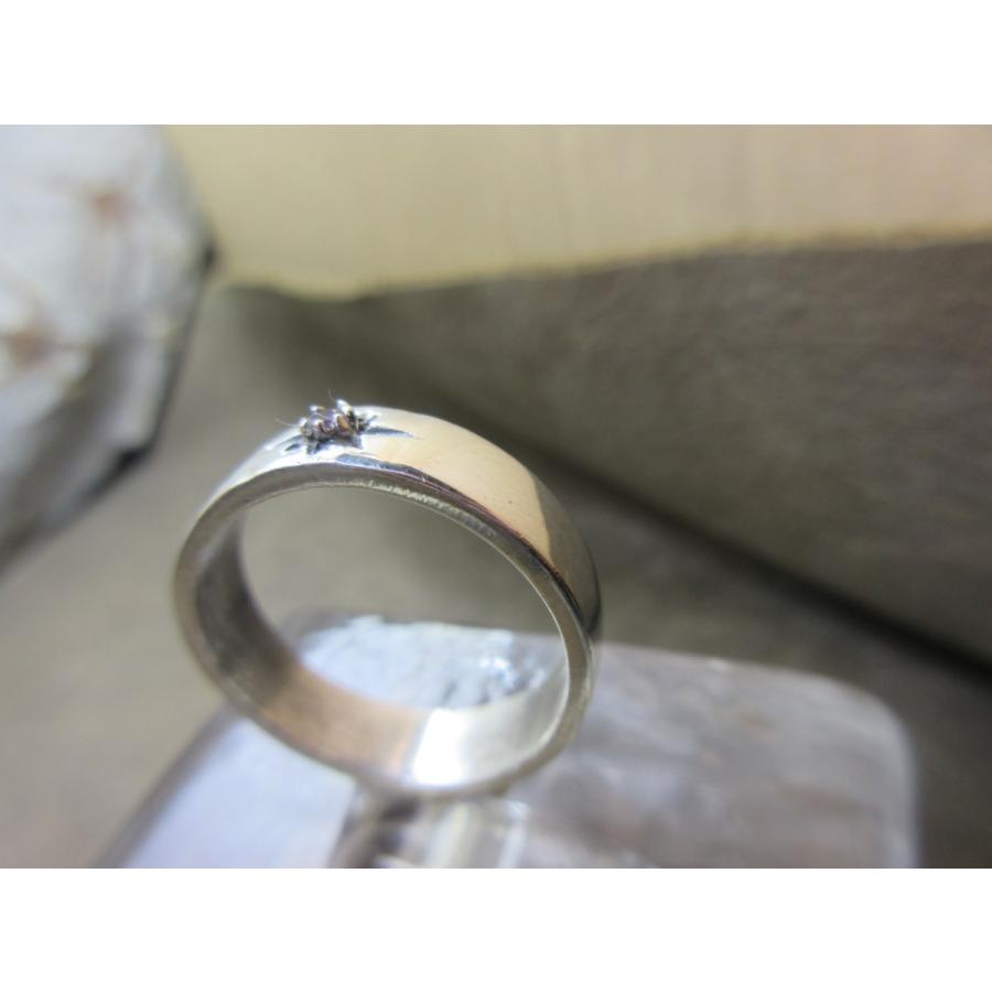 Silver925 Ring 天然石アメジスト シルバーリング 19号 n1383 : ABC