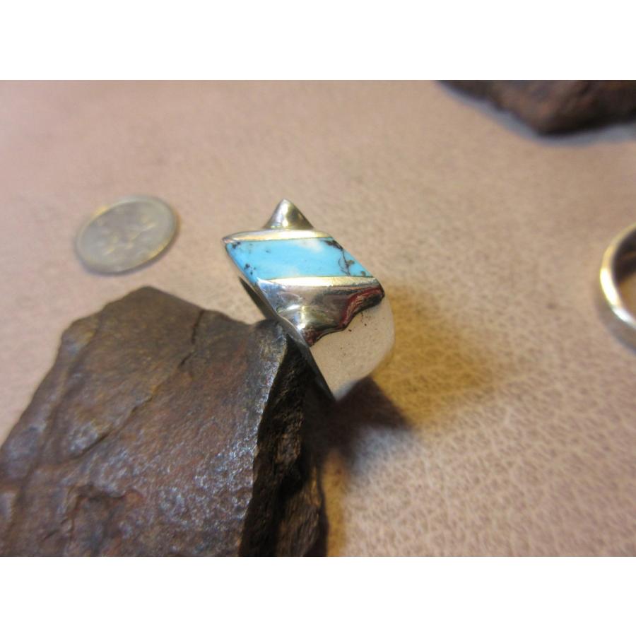 Silver925 Ring ターコイズ 銀・指輪 シルバーリング 20号 13.5g n1554