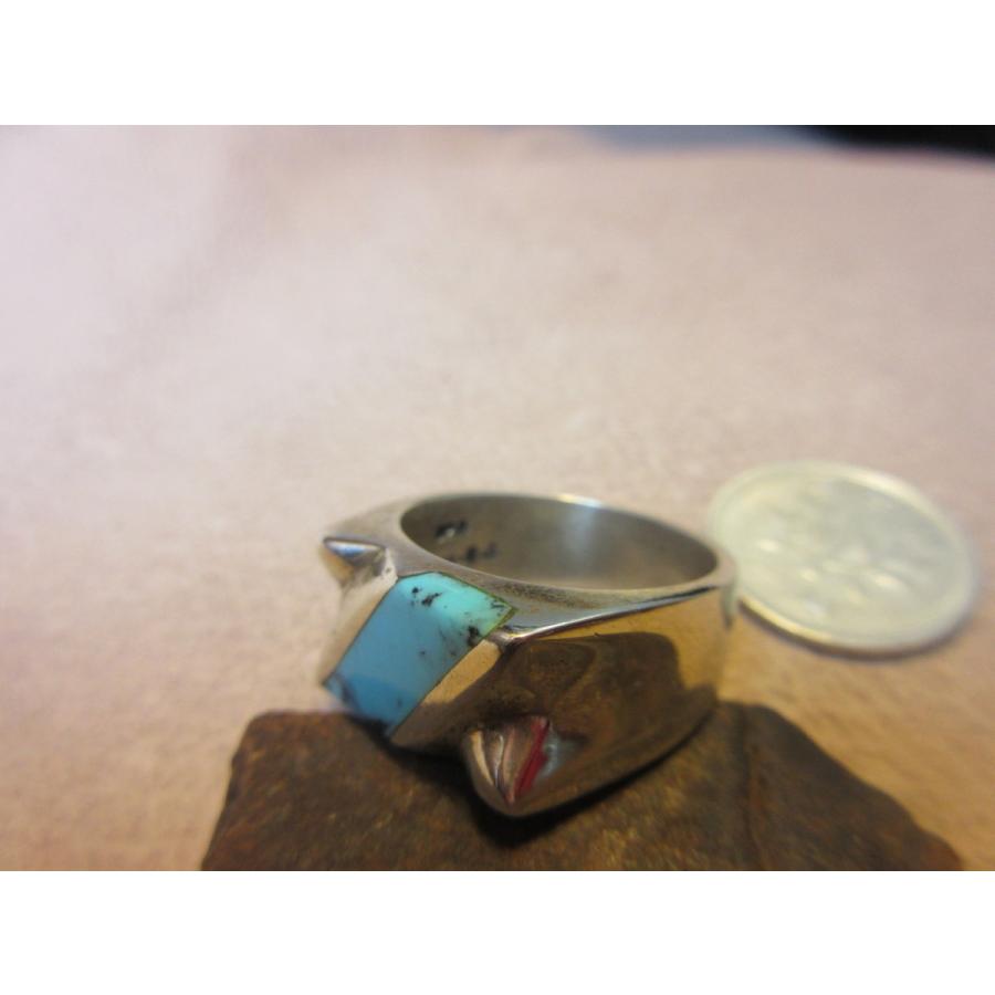 Silver925 Ring ターコイズ 銀・指輪 シルバーリング 20号 13.5g