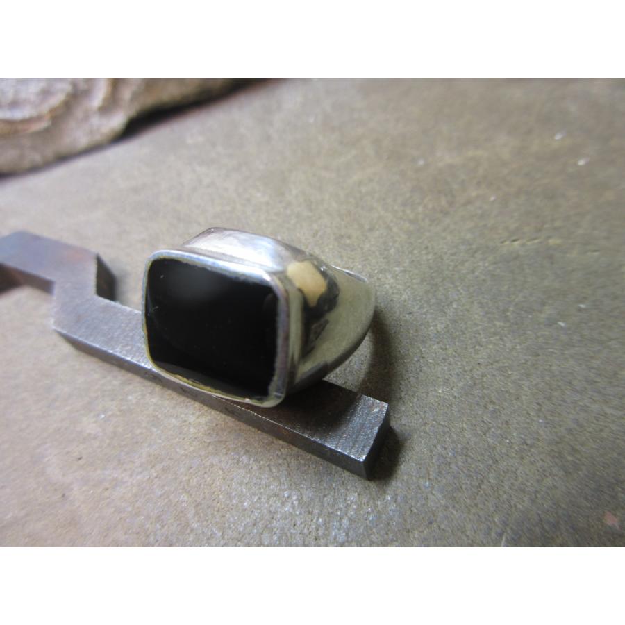 Silver925 Ring ・ 指輪 黒瑪瑙 ブラックオニキス 14号 n1670 :n1670 Silver925 Ring ・ 指輪 黒瑪瑙 ブラックオニキス 14号 n1670 :n1670