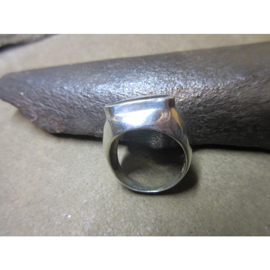 Silver925 Ring ・ 指輪 黒瑪瑙 ブラックオニキス 14号 n1670 :n1670 