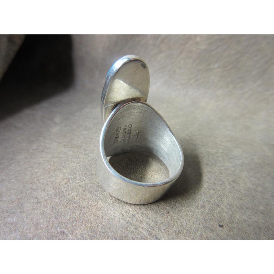 Mexico製 Silver925 Ring ターコイズ 銀・指輪 シルバーリング 17号