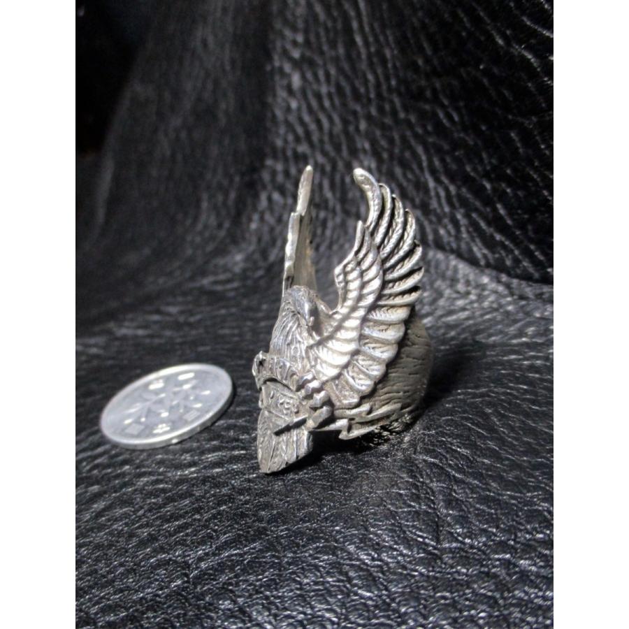 シルバー925 ベルリング19号 Silver925 、ヴィンテージ指輪、 鷲・ Eagle Ring ,Biker シルバー