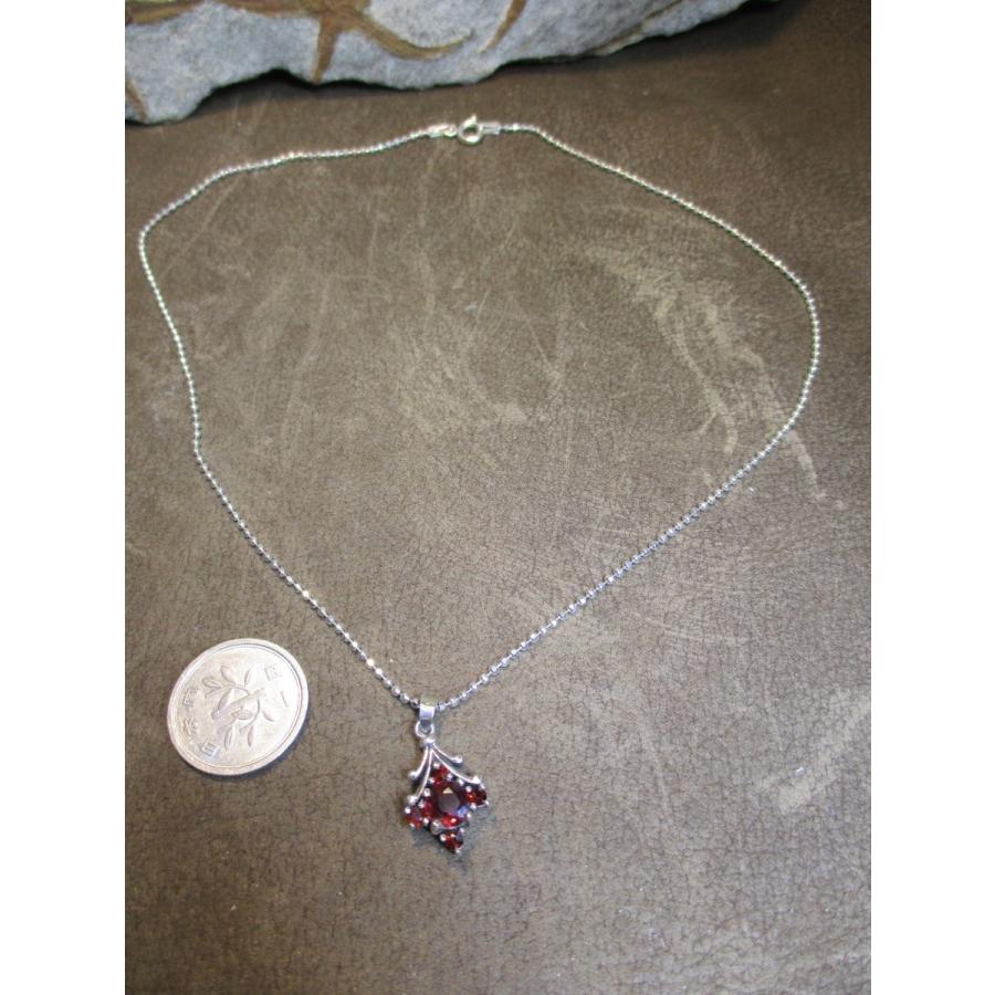 ガーネット ペンダントネックレス ガーネット ネックレス プラチナ 赤 ペンダント レディース 天然石