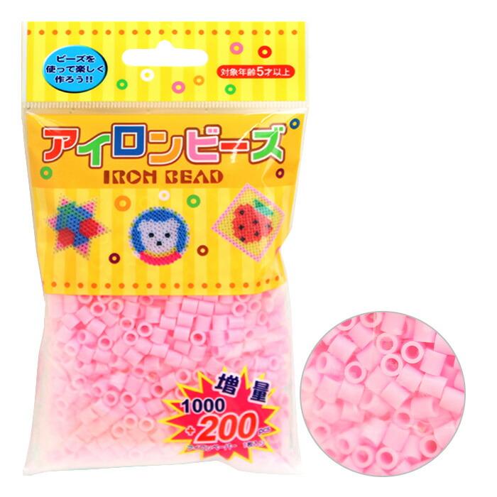 アイロンビーズ うすピンク メール便/宅配便可 ab-200-21 : 手芸用品の