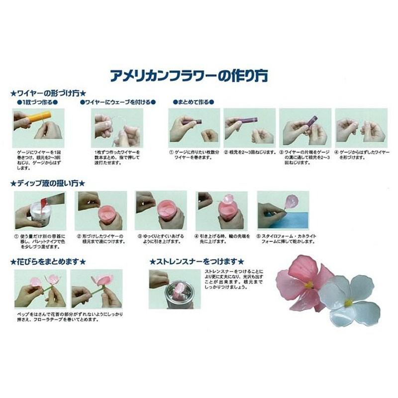 ディップアート アメリカンフラワー ディップ液 160ml no-07 レッド