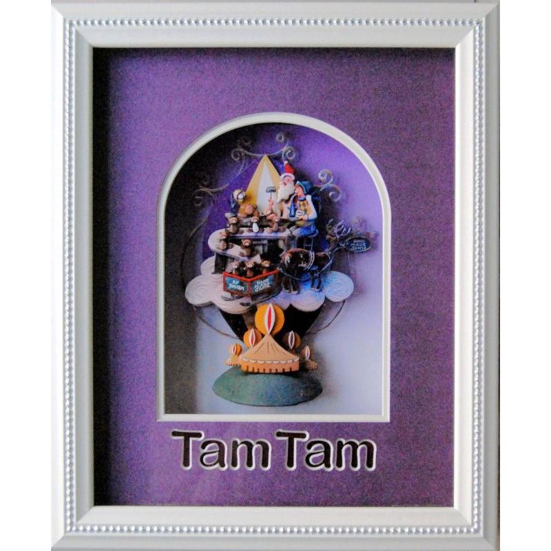 シャドーボックス tam toys B-14 HAND MAKING SANTA : 手芸用品のABC