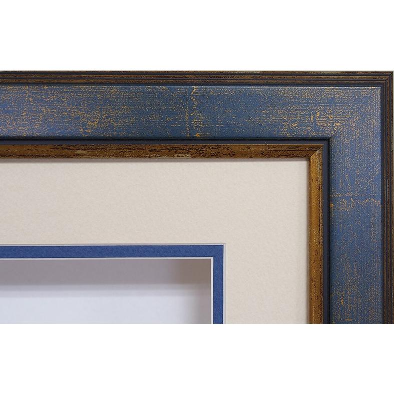 シャドーボックス用額 F-48 ブルー : 手芸用品のABCクラフト