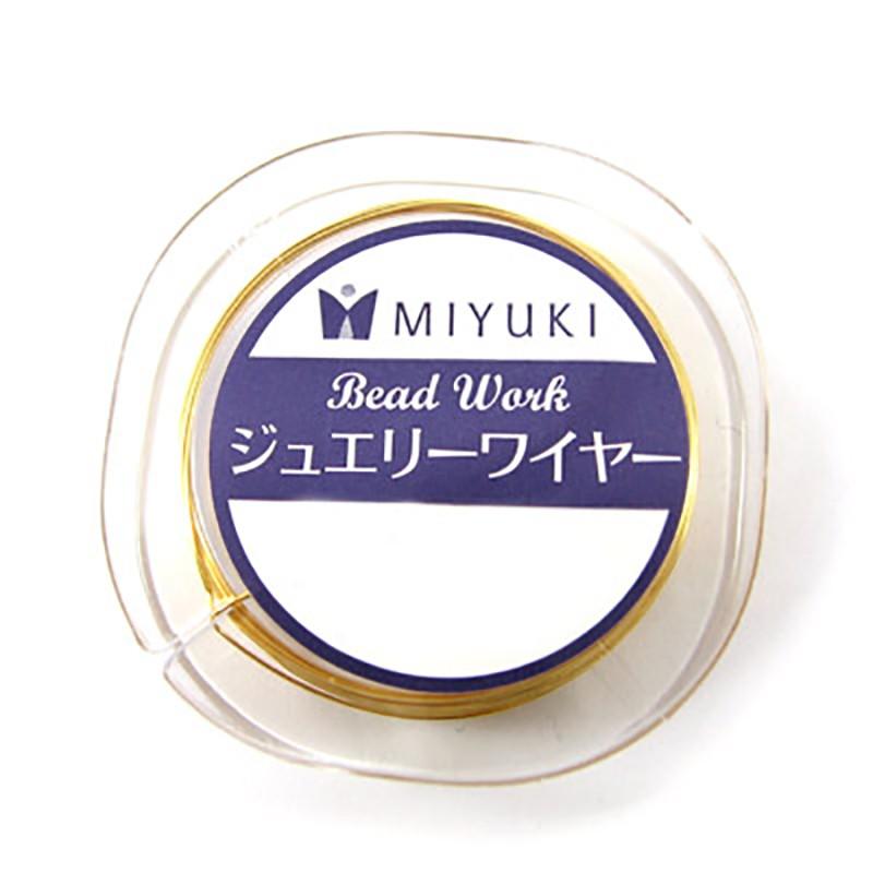 MIYUKI ジュエリーワイヤー＃26 0.4mm ＃20Pゴールド メール便/宅配便