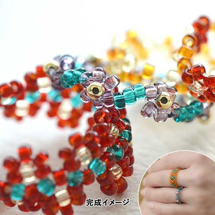 ビーズリングセット MIYUKI ビーズキット ビーズリングキット クリアカラーミックス メール