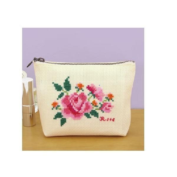 刺繍 キット オリムパス クロスステッチ バラのポーチ メール便 宅配便可 No 9055 No 9055 手芸用品のabcクラフト 通販 Yahoo ショッピング
