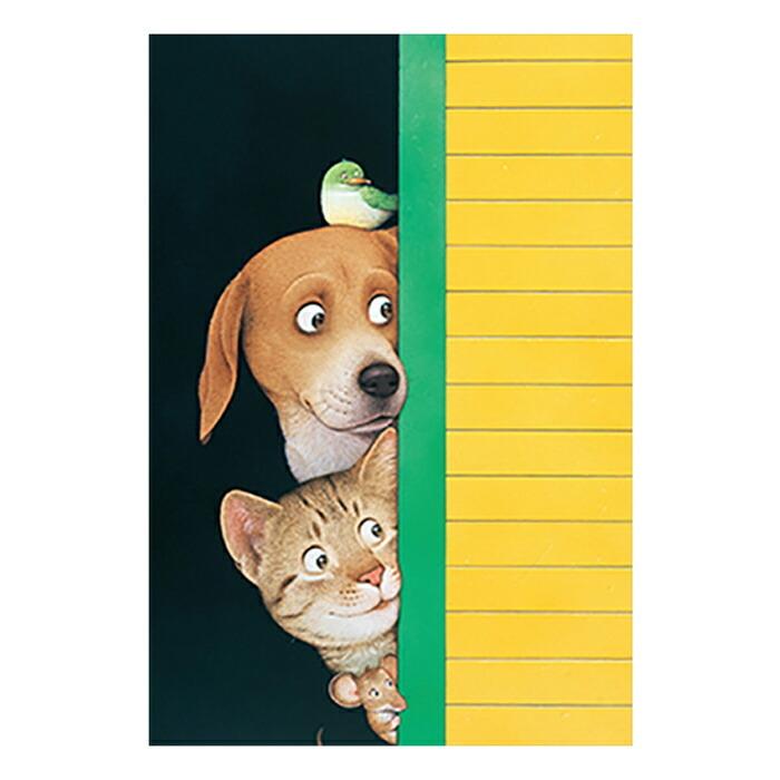 シャドープリント Kunio Sato ポストカード 仲良し4人組 メール便