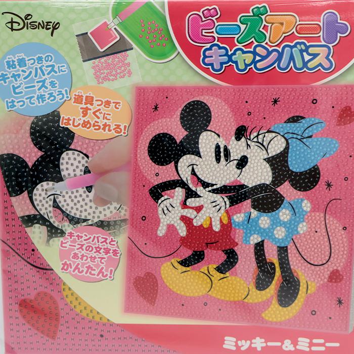 ビーズ キャンバスアート ビーズ手芸 キット ミッキー＆ミニー ビーズ