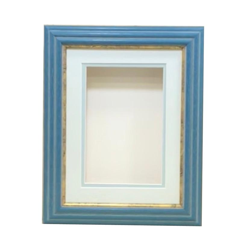 シャドーボックス用額 表現社 プリントサイズ ブルー古代金 oo-341bu :oo-341bu:手芸用品のABCクラフト - 通販 -  Yahoo!ショッピング