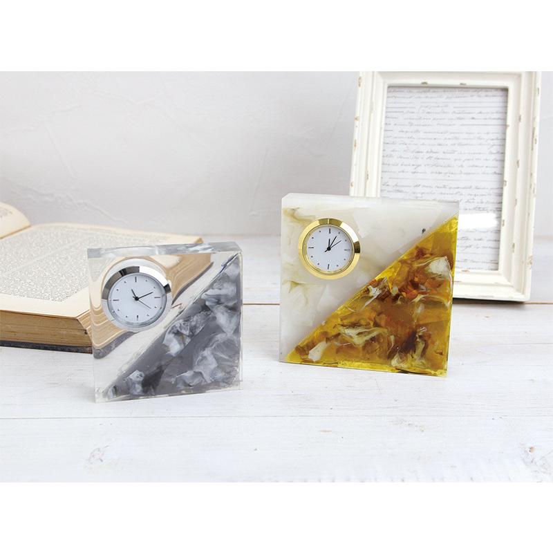 時計 パーツ 部品 はめ込み時計 Resin plus ゴールド : 手芸用品のABC