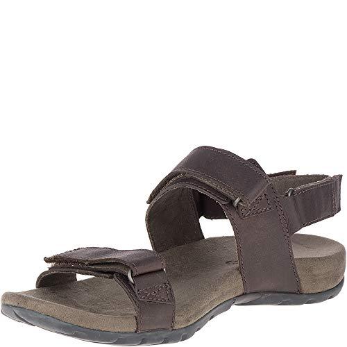 【並行輸入品】Merrell メンズ Sandspur バックストラップ レザースリッパ US サイズ: 7 カラー: ブラウン Merrellの画像
