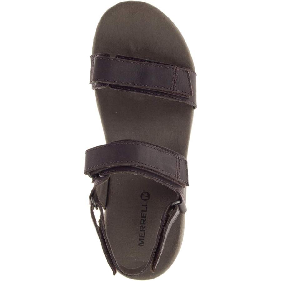 【並行輸入品】Merrell メンズ Sandspur バックストラップ レザースリッパ US サイズ: 7 カラー: ブラウン Merrellの画像
