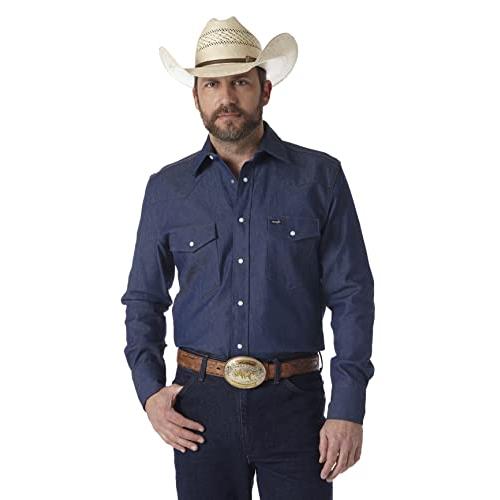 【並行輸入品】Wrangler（ラングラー）メンズ オーセンティックなカウボーイカット ウエスタンワークシャツ 長袖 US サイズ: X Lar_1