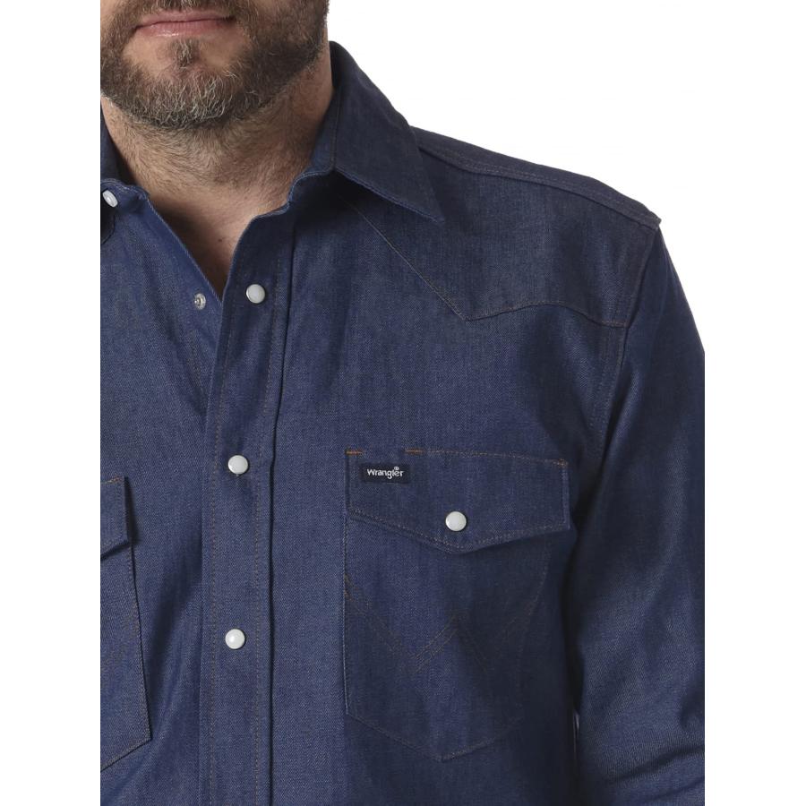【並行輸入品】Wrangler（ラングラー）メンズ オーセンティックなカウボーイカット ウエスタンワークシャツ 長袖 US サイズ: X Lar_3