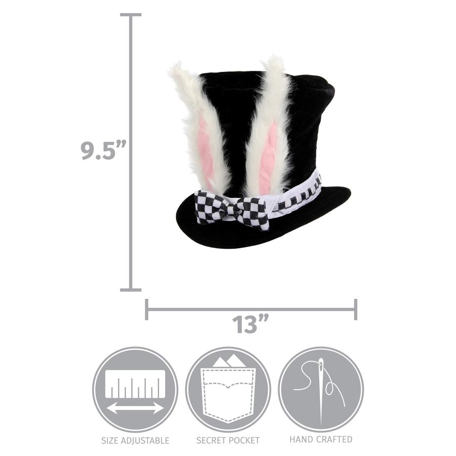 並行輸入品】Alice In Wonderland Classic White Rabbit Hat 不思議の