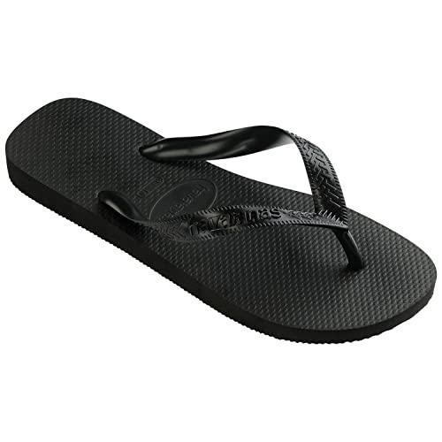 並行輸入品】[ハワイアナス] ビーチサンダル トップ ブラック 39/40