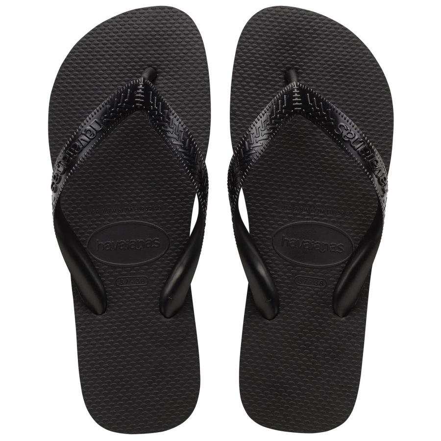 新品タグ付havaianas ハワイアナス ビーチサンダル ブラック39-40 並行輸入品】[ハワイアナス] ビーチサンダル トップ ブラック 39/40