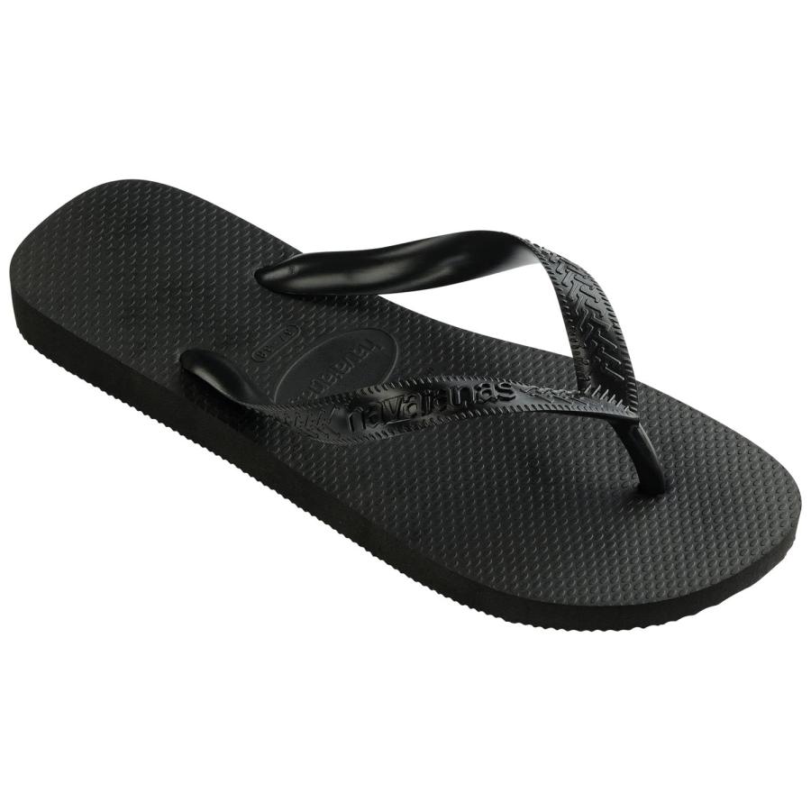 並行輸入品】[ハワイアナス] ビーチサンダル トップ ブラック 43/44