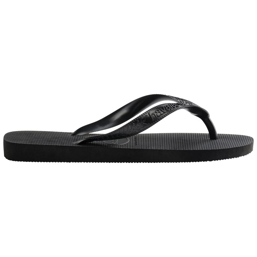 並行輸入品】[ハワイアナス] ビーチサンダル トップ ブラック 43/44