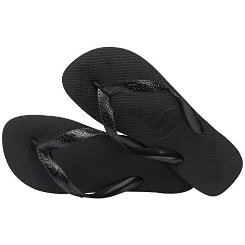 並行輸入品】[ハワイアナス] ビーチサンダル トップ ブラック 43/44