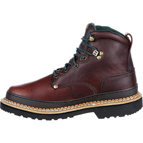 【並行輸入品】[Georgia] Men's G6274 Mid Calf Boot， Brown， 10 W US Georgia men's_1