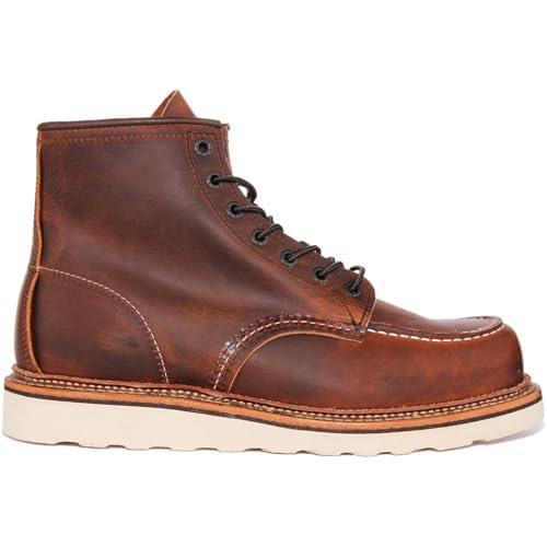 【並行輸入品】Red Wing Heritage メンズ クラシック モック 6インチ ブーツ, 銅 荒くて丈夫, 13 Red Wing Heの画像