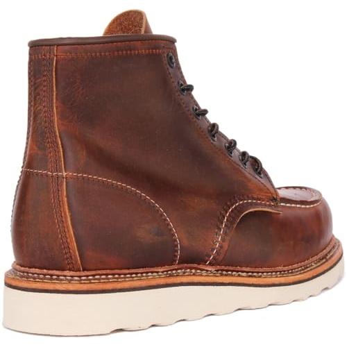 【並行輸入品】Red Wing Heritage メンズ クラシック モック 6インチ ブーツ, 銅 荒くて丈夫, 13 Red Wing Heの画像