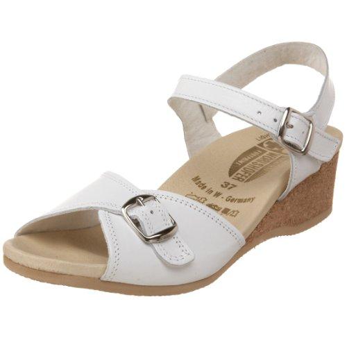 【並行輸入品】Worishofer レディース カラー: ホワイト Worishofer Women's 711 Ankle Strap Sanの画像