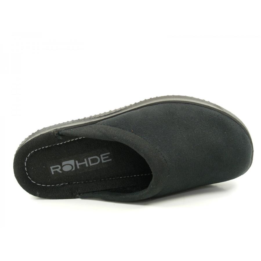 【並行輸入品】Rohde 2773.90 カラー: ブラック Rohde Men's Slippers, Black, US:5.5の画像