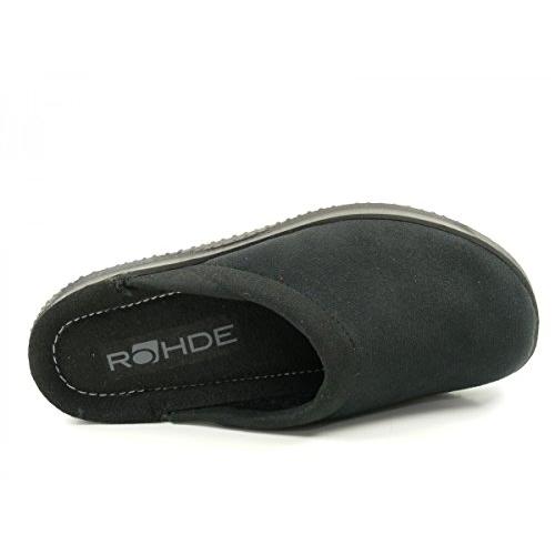 【並行輸入品】Rohde 2773.90 カラー: ブラック Rohde Men's Slippers, Black, US:5.5の画像