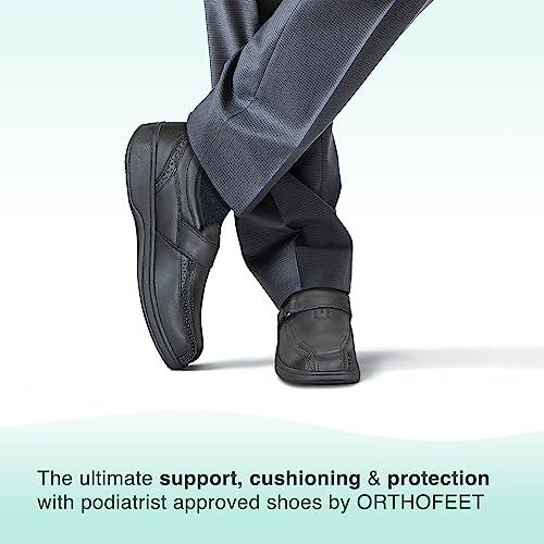 【並行輸入品】[Orthofeet] メンズ US サイズ: 8 D(M) US カラー: ブラック Orthofeet Men's Ortho_4