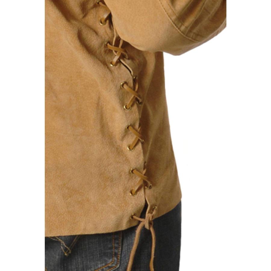 【並行輸入品】ScullyメンズFringed Boarスエードレザーシャツ   5   86 US サイズ: XL カラー: ブラウン Scuの画像