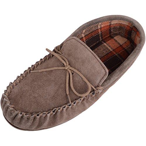【並行輸入品】SNUGRUGS メンズ 色合い: 赤銅色 SNUGRUGS Men's Slippers with Tartan Style