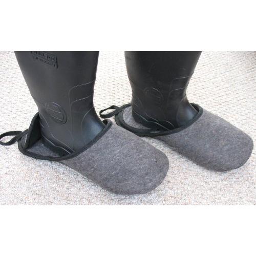 【並行輸入品】Overshoes Made in USA Indoor Overshoes slip over your boots andの画像