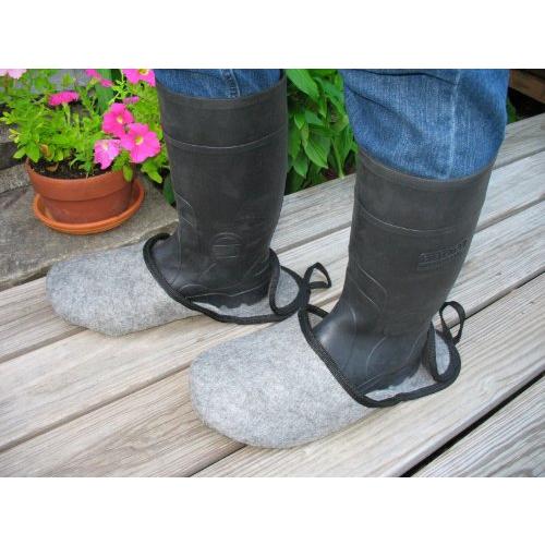 【並行輸入品】Overshoes Made in USA Indoor Overshoes slip over your boots andの画像