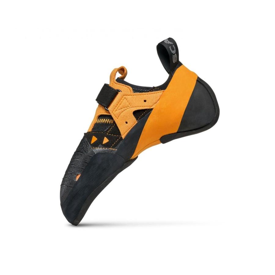 【並行輸入品】SCARPA Instinct VS ロッククライミングシューズ スポーツクライミングやボルダリング用, ブラック/オレンジ, 1の画像