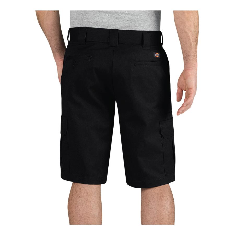 【並行輸入品】Dickiesメンズ11インチレギュラーフィットStretch Twill Cargo Short カラー: ブラック Dicki_3