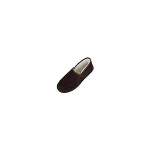 【並行輸入品】SNUGRUGS メンズ カラー: ブラウン SNUGRUGS Men's Suede Full Slipper with Woo_2