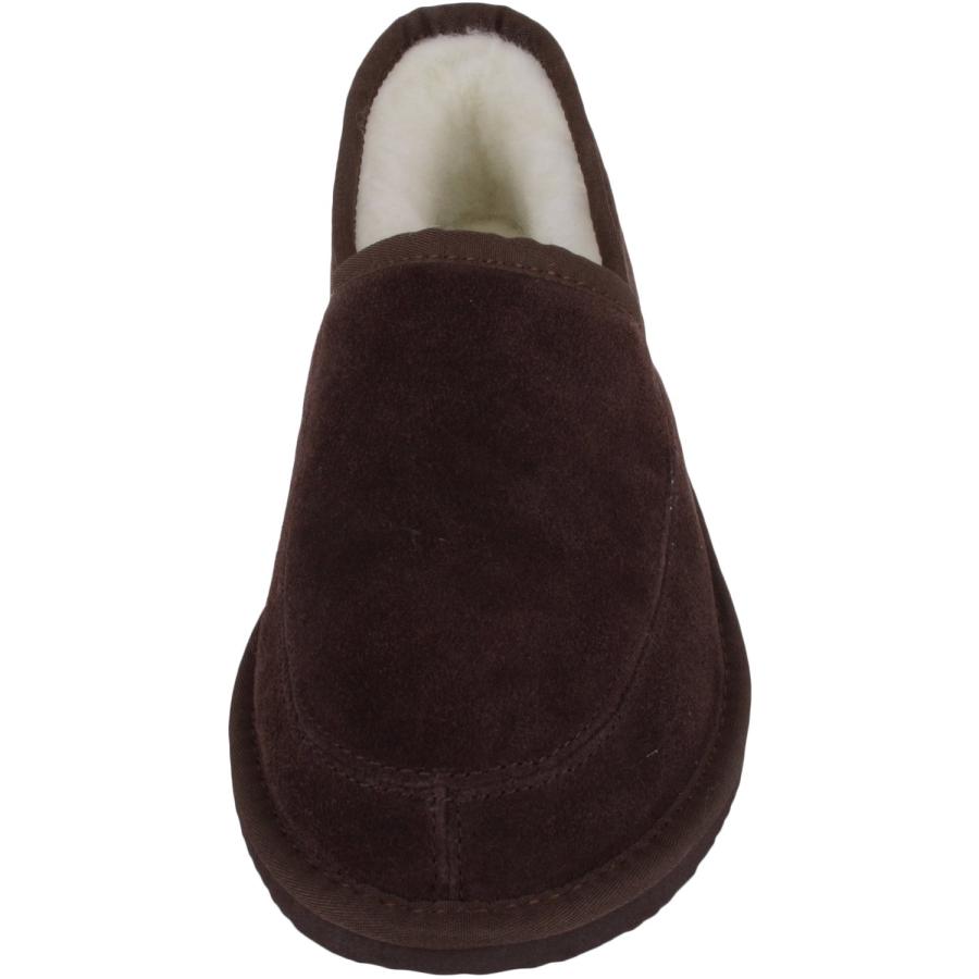 【並行輸入品】SNUGRUGS メンズ カラー: ブラウン SNUGRUGS Men's Suede Full Slipper with Woo_3