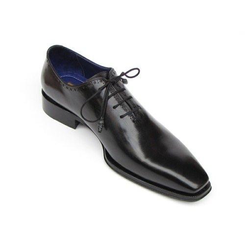 【並行輸入品】Paul Parkman メンズ プレーン トゥ オックスフォード ホールカット ブラック Paul Parkman Men'sの画像