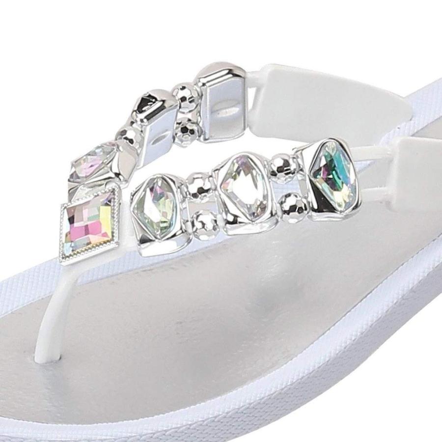 【並行輸入品】Grandcoレディース\" AB \""デラックスThongサンダル カラー: ホワイト GRANDCO Women's Deluxe"_3